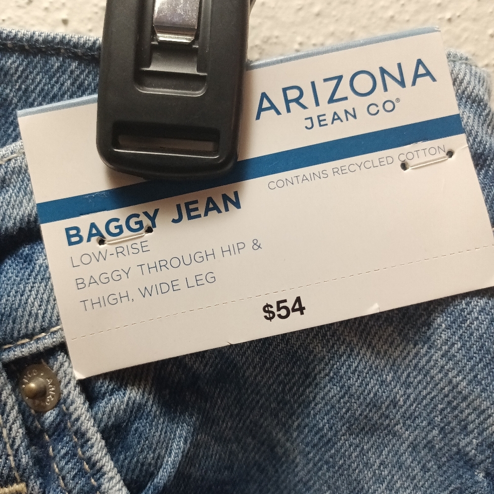 Arizona Low Rise baggy jeans Size 1 - Picture 7 of 7